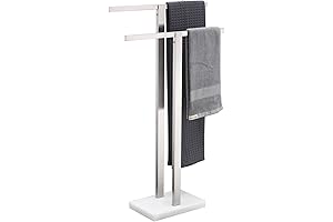 KOKOSIRI Bathroom Towel Rack Freestanding Standing Towel Racks