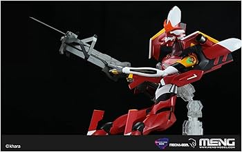 エヴァンゲリオン2号機　MENGプラモデル組み立て済み MENGMODELによる新たなエヴァンゲリオンプラモデル、新2号機αが