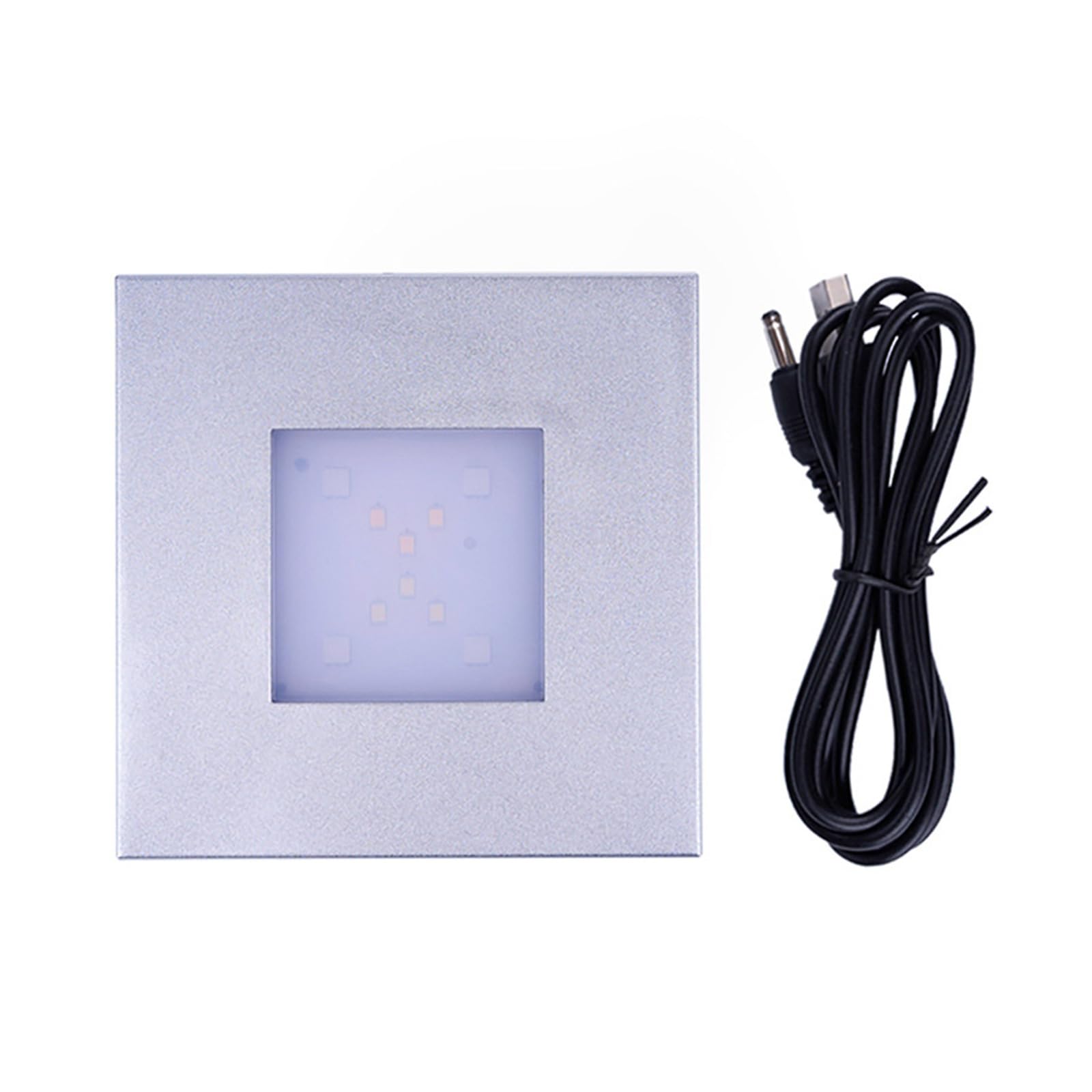 Geavonyg Multiple Color Changing Touch Control LED Crystals Lamp Base with Adjustable Brightness for Atmospheres Lighting Portable LED