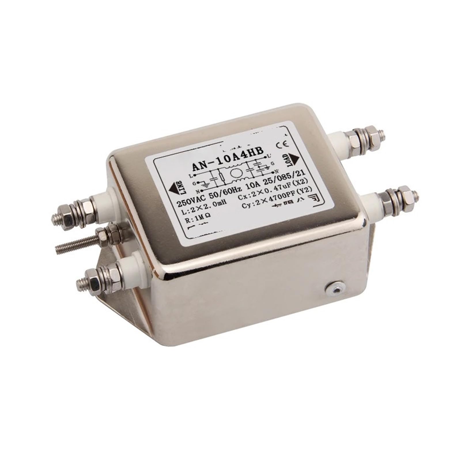 Filtre d'alimentation 10 A AN-10A4HB pour éliminer les parasites