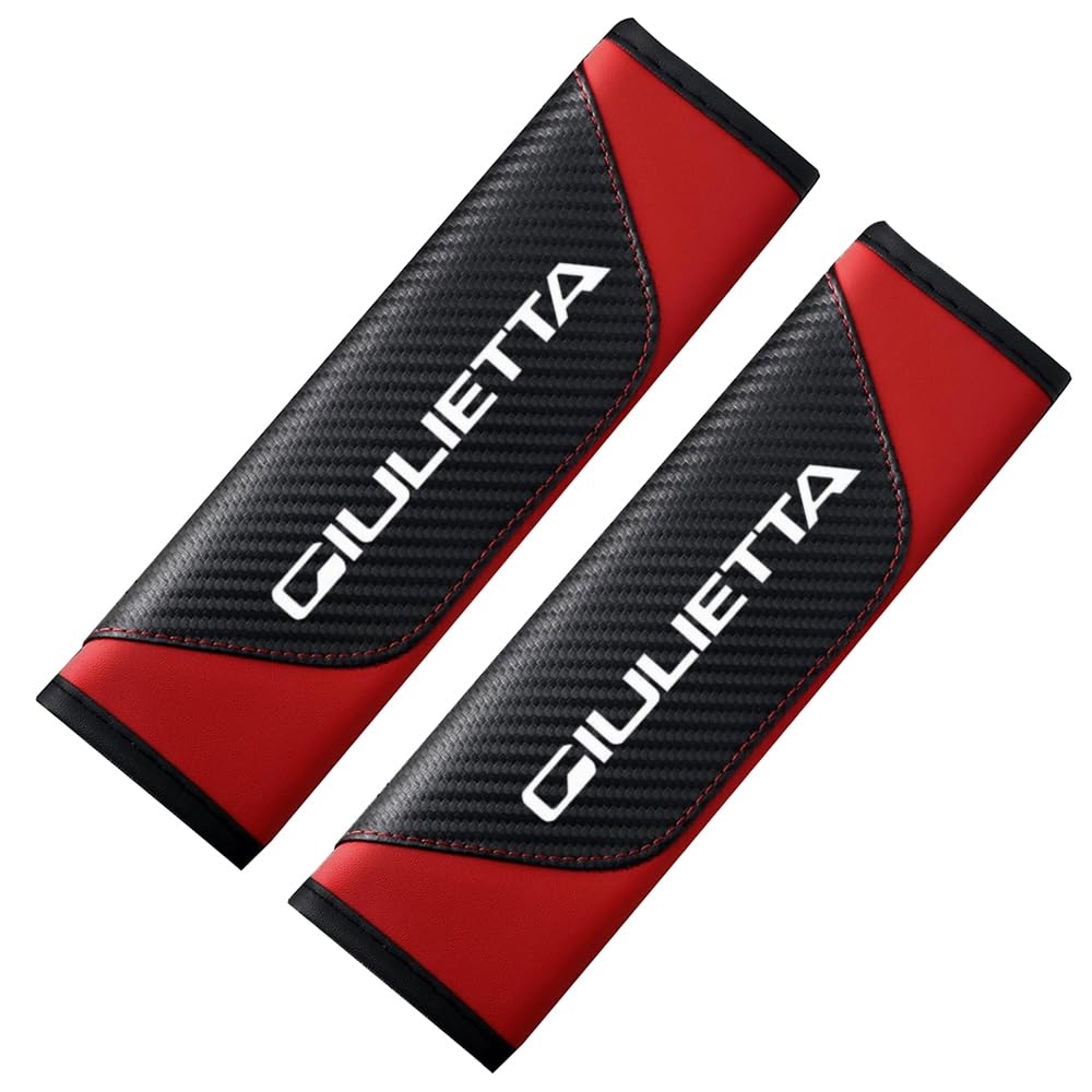 2 Piezas De Cubierta De Cinturón De Seguridad Para Coche Para Alfa Romeo Giulietta Junior GTV 4C 6 1979-2026 Almohadilla Suave Para Arnés Protector De Correa