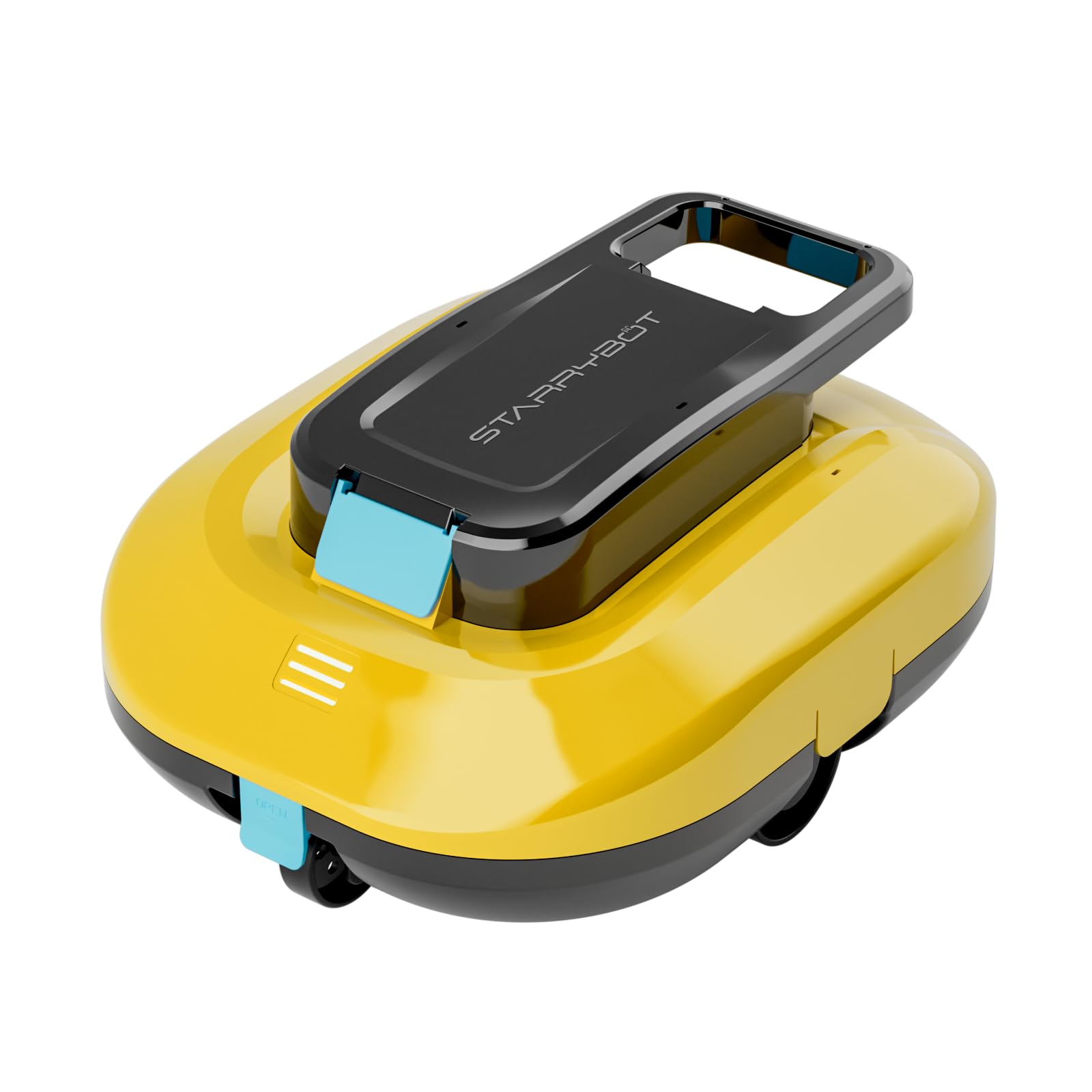 STARRYBOT Cordless Robotic Pool Cleaner with Dual high-Efficiency Motors Delivers Strong Suction, Smart Self-Parking,Smart LED Indicator,Pool Vacuum for Above-Ground Flat Pool up to 900 Sq.ft(Gray) — view 10