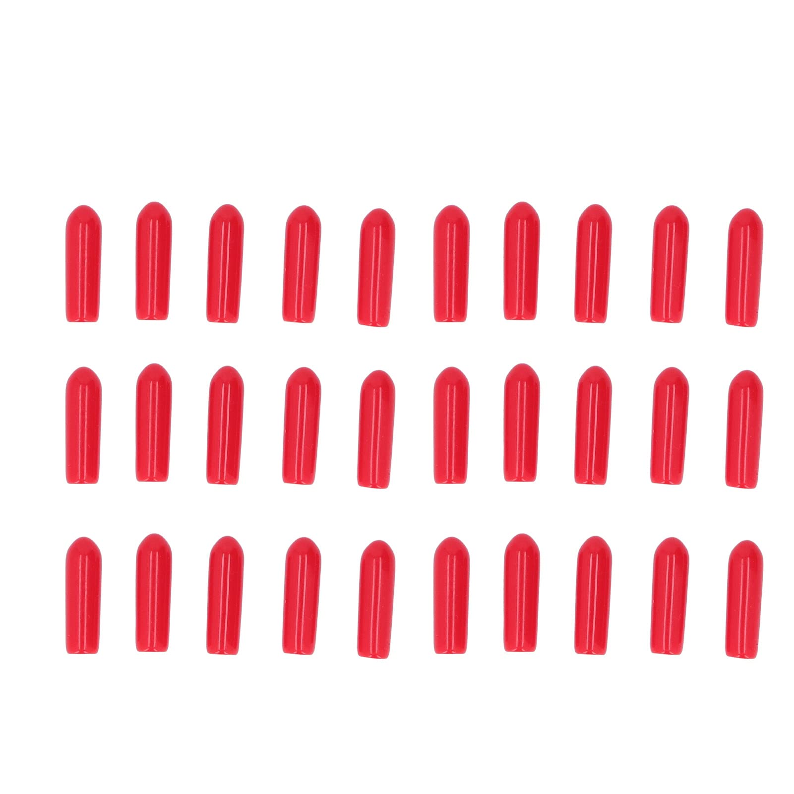 Cable Cable Accessories Cover Flexible PVC Plugs Safety Oil Resistant for Plumbing Pipe Connections 200 Pcs Threaded Protective (5mm/0.2in)