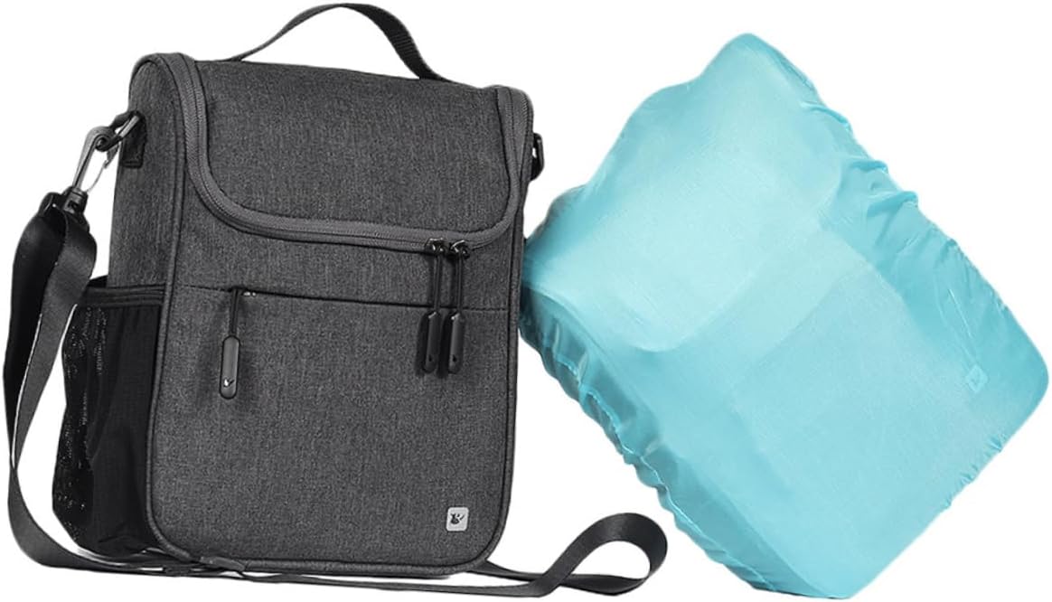 Bike Handlebar Bag Large Capacity for Cycling Accessories Multifunctional Front Bag for Electric Bikes Easy Attach and Detach Design Dark Zipper Style