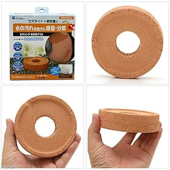 Amazon.co.jp: 水作 ゼオリング 納豆菌プラス 45~60cm水槽・睡蓮