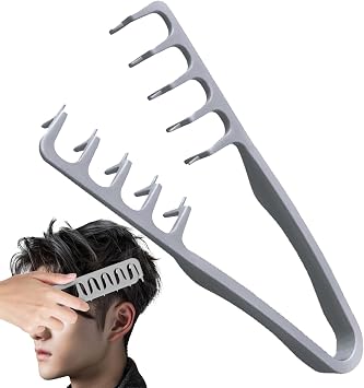 Texture Comb, Volumizing Wide-Tooth Hair Styling Comb, Wide Tooth Detanglers, Root Volumizing Tool, Seamless Design, Smooth Styling for Volume and Grooming Accessory Seam Covering Bangs Hairdressing