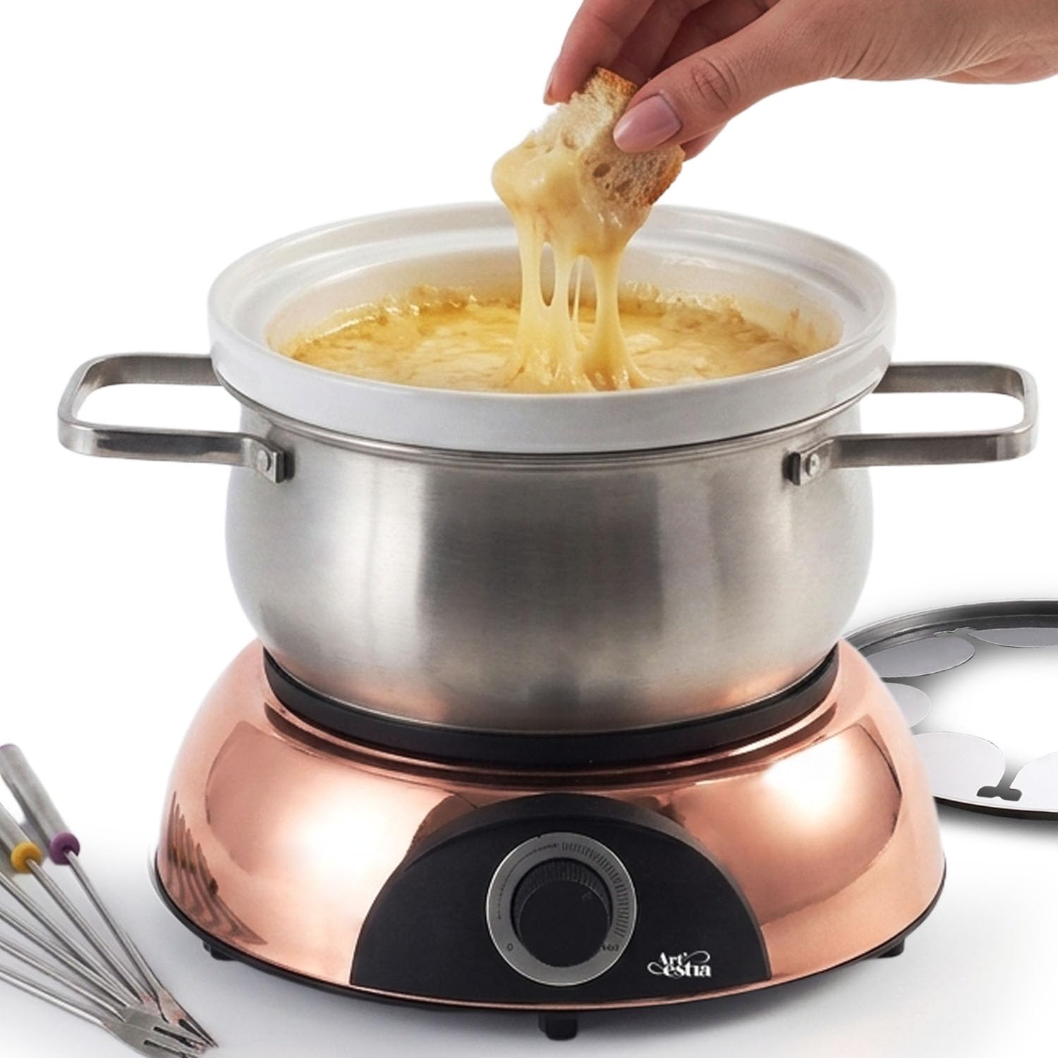Artestia Electric Fondue Pot Set