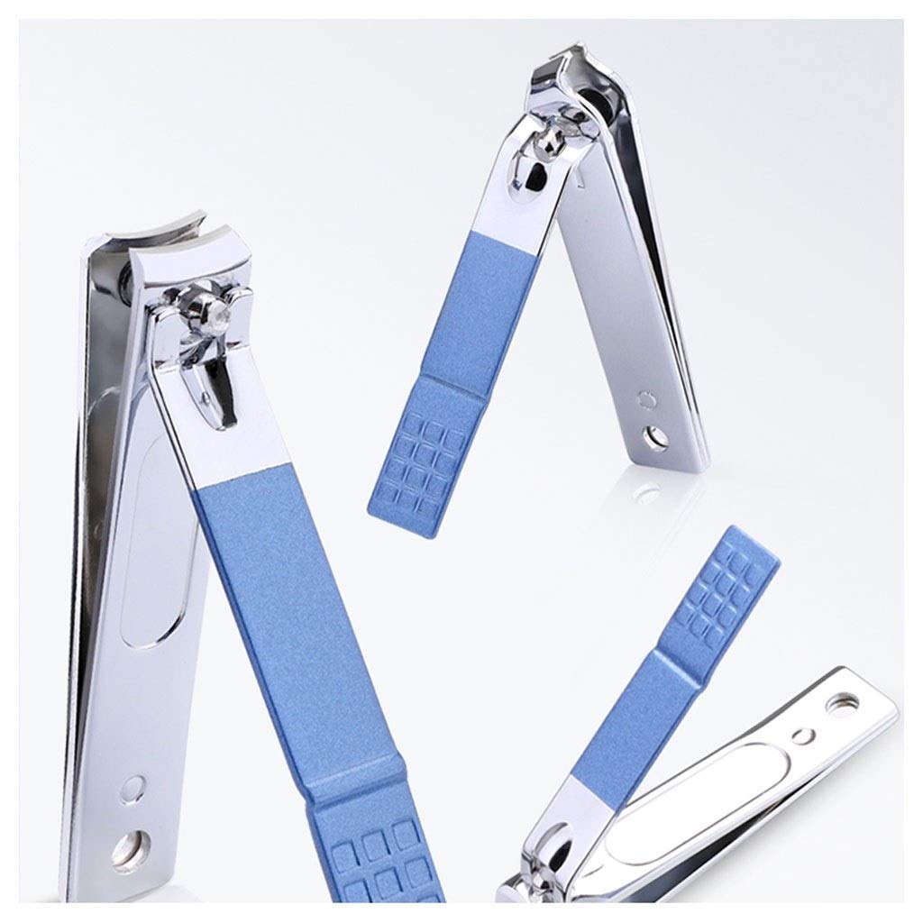 Nagelknipser-Set Blau-Großraum Lady Nagelknipser Set Einfache Edelstahl Pediküre-Set Maniküre Schönheit Nagelpflege Werkzeug (18-teilig) Nagelknipser-Kit