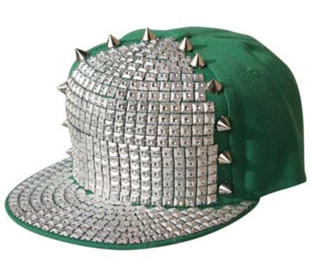 Czapka Z Daszkiem Czapka Z Daszkiem Sun Hat Czapka Turystyczna Słowa Kluczowe-Zielony Dno Srebrny Kwadrat