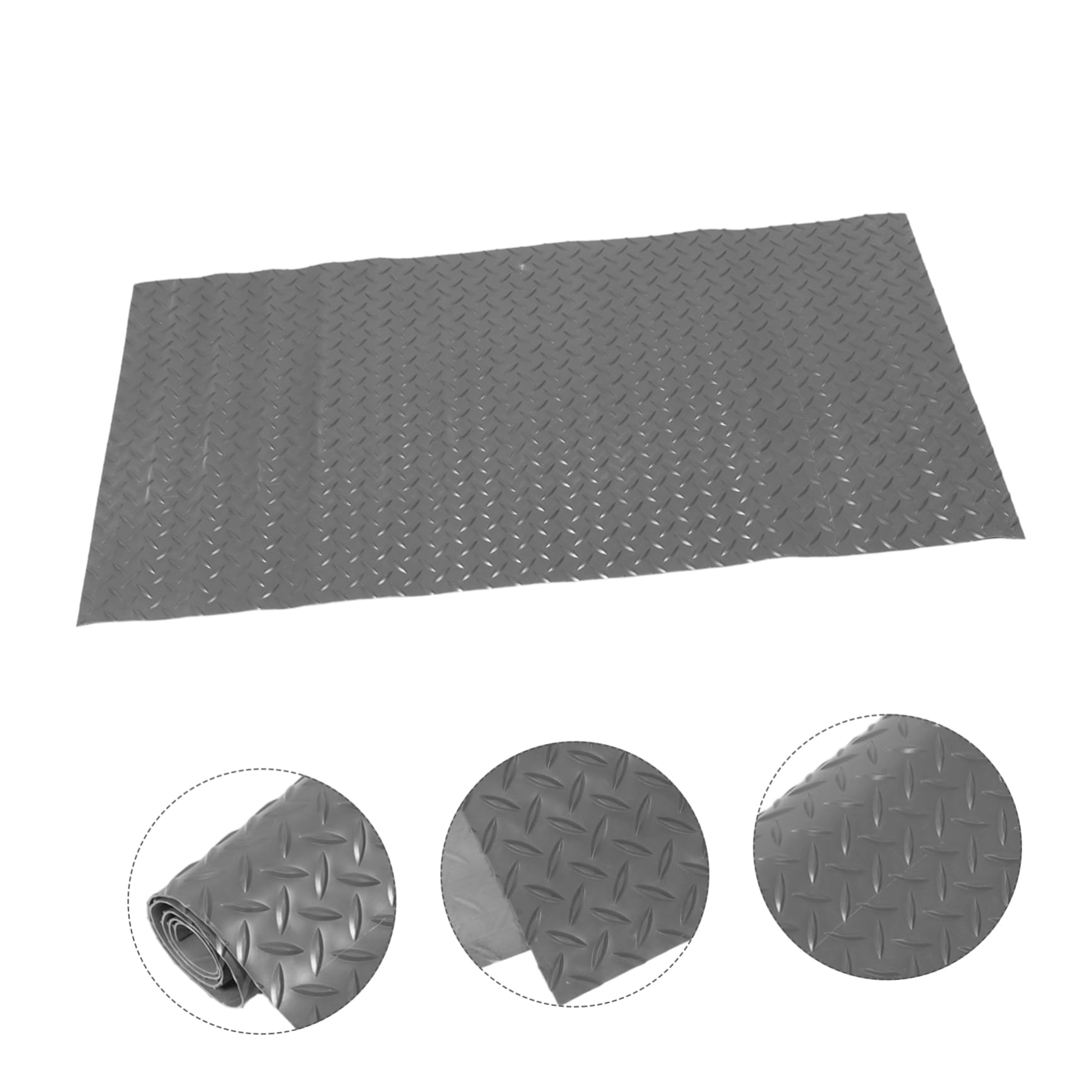 POPETPOP Alfombra de Escalera de Piscina Protector de Protector de Piscina Protectora de plástico el plastico Gris Oscuro