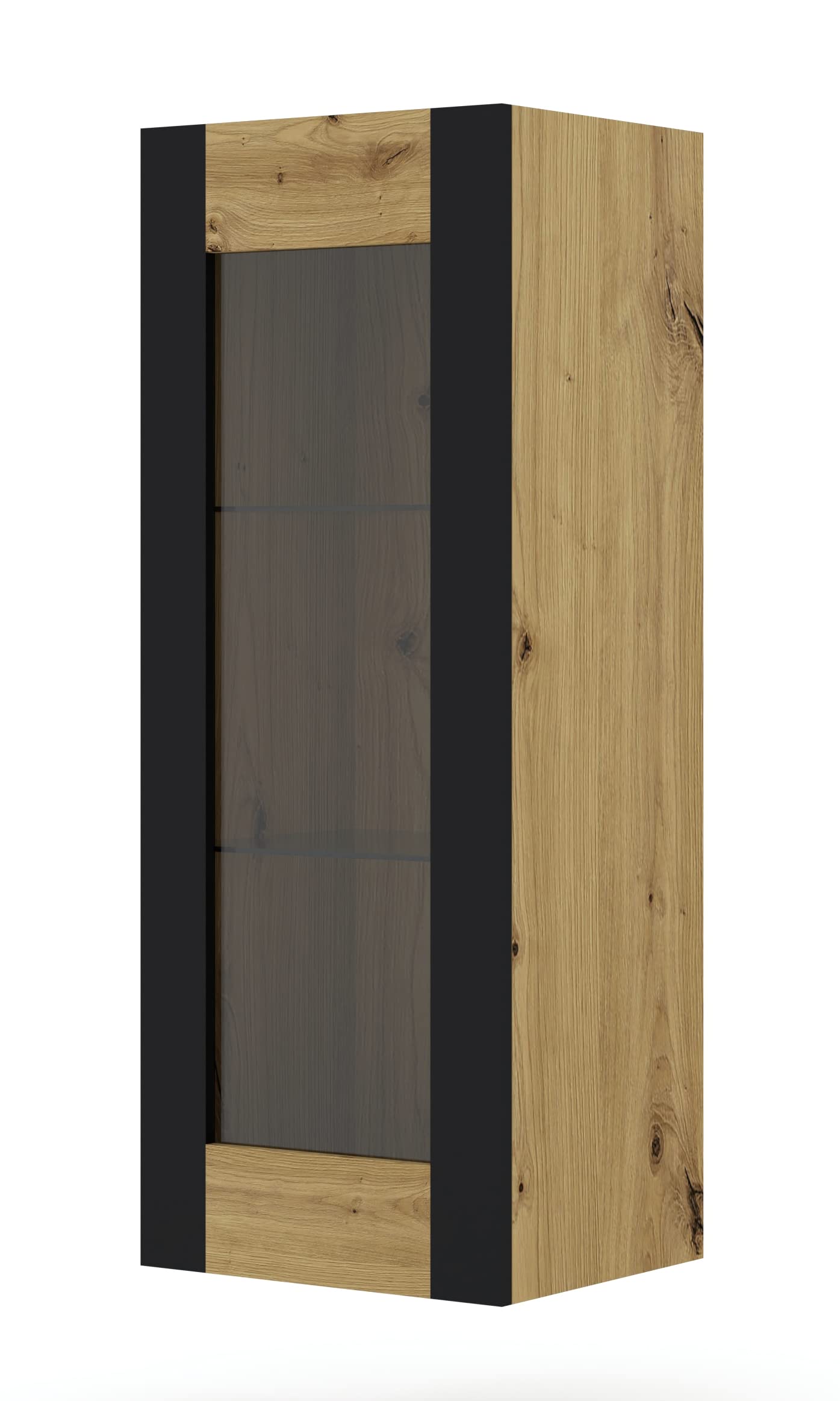 BIM Furniture MONDI - Armadio da parete, 125 cm, in rovere Artisan