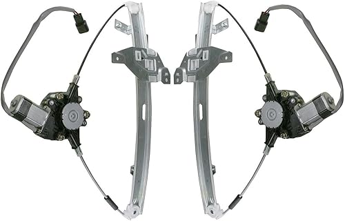 Miniatura 119 de TRQ Juego de regulador de ventana eléctrica delantera y motor compatible con Ford Ranger 1993-2011 1994-2009 Mazda B2300 1998-2001 B2500 1994-2007