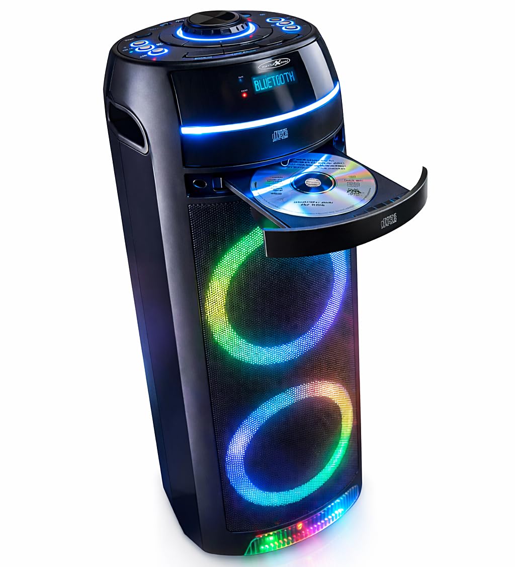 Reflexion PS10BTCD Enceinte Bluetooth USB, AUX, Lecture de CD