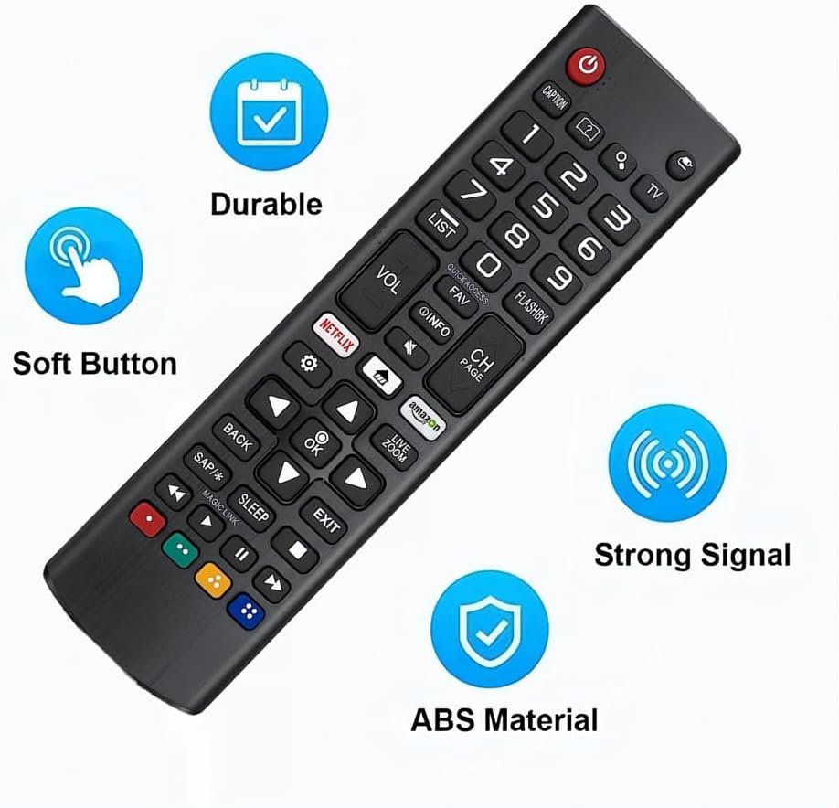 Miniatura 6 de Paquete de 2 unidades para LG Smart TV de repuesto, universal para todos los televisores LG OLED 3D para AKB75095307 AKB75375604 AKB74915305