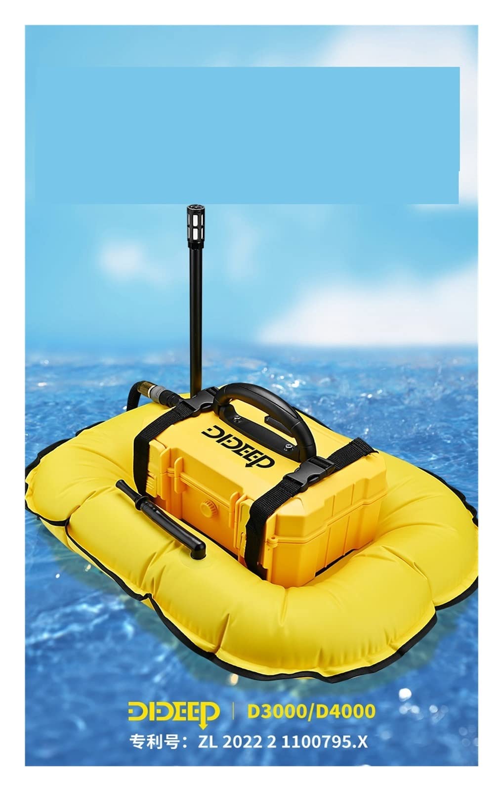 Sprzęt do nurkowania Wentylator Nurkowy Inteligentny Subversion Upgrade Sprzęt Do Nurkowania Respirator Wędkarstwo Tlenowe Sztuczne Skrzela Rybne Korzystanie z bezpieczniejszego(Battery)