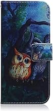 For Honor X5C Plus Case Flip Booklet Phone Cover Stand View Bookstyle Case Magnetic Protective Flip Cover with Shockproof TPU,Stand function,Card Slots Protection Case for Honor X5C Plus,Owl