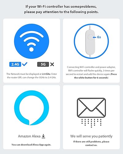 Miniatura 4 de Tira de luces LED compatible con Alexa Maxonar Wifi LED Kit de tira de luz con RGB Multicolor impermeable IP65 inalámbricA teléfono inteligente