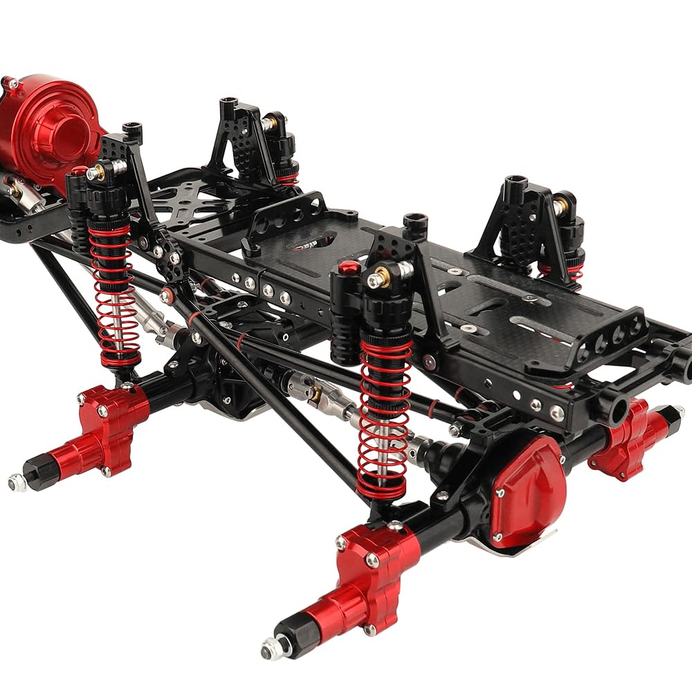 Amazon.com: RZXYLRC 450mm Wheelbase 6x6 Chassis Frame Set with