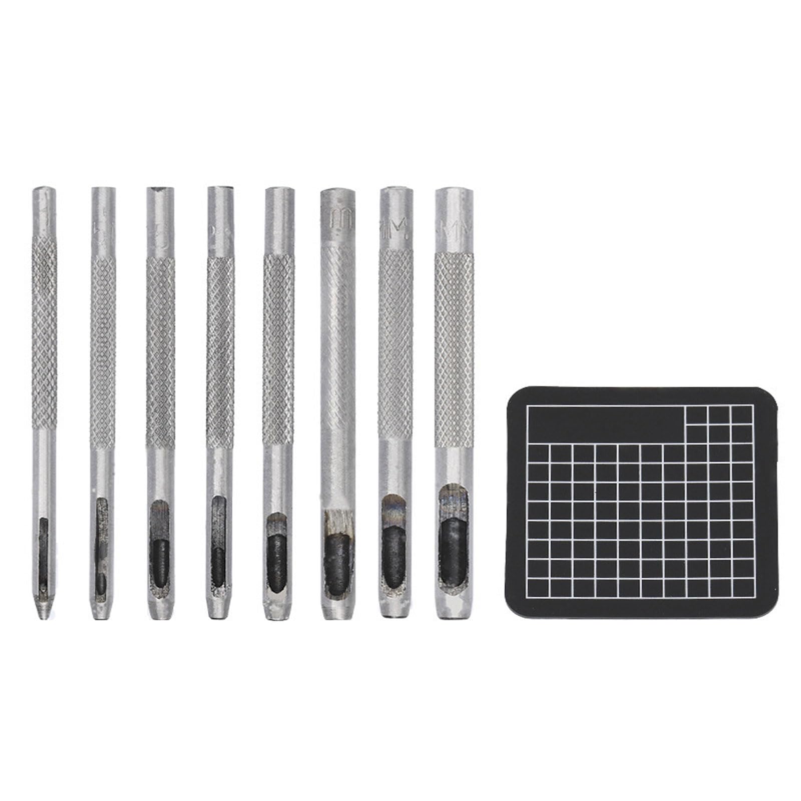 Buxuaaaa Duty Alloy Round Hole Puncher Hollow Leather Hole Punching Tool for Leathercraft Belts Shoes Watch Band Making Round Puncher for Craft