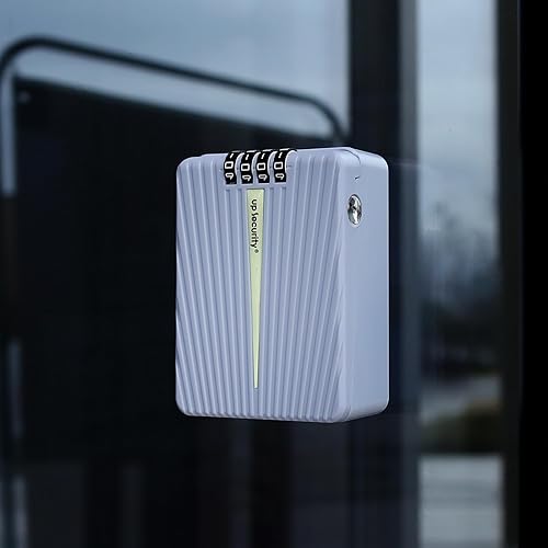 Miniatura 6 de Caja de seguridad pequeña para llaves con código, cajas de bloqueo de combinación para artículos personales, mini caja de seguridad para montaje en