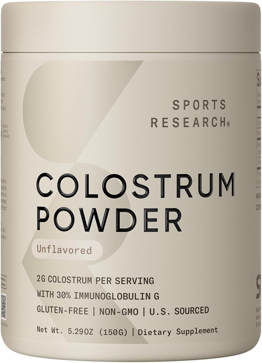 Bovine Colostrum Powder | Immune & Gut Health Support | Easy to Mix, Single-Ingredient Superfood w/IgG Antibodies | U.S. Sourced, Non-GMO, Gluten-Free - 75 Servings