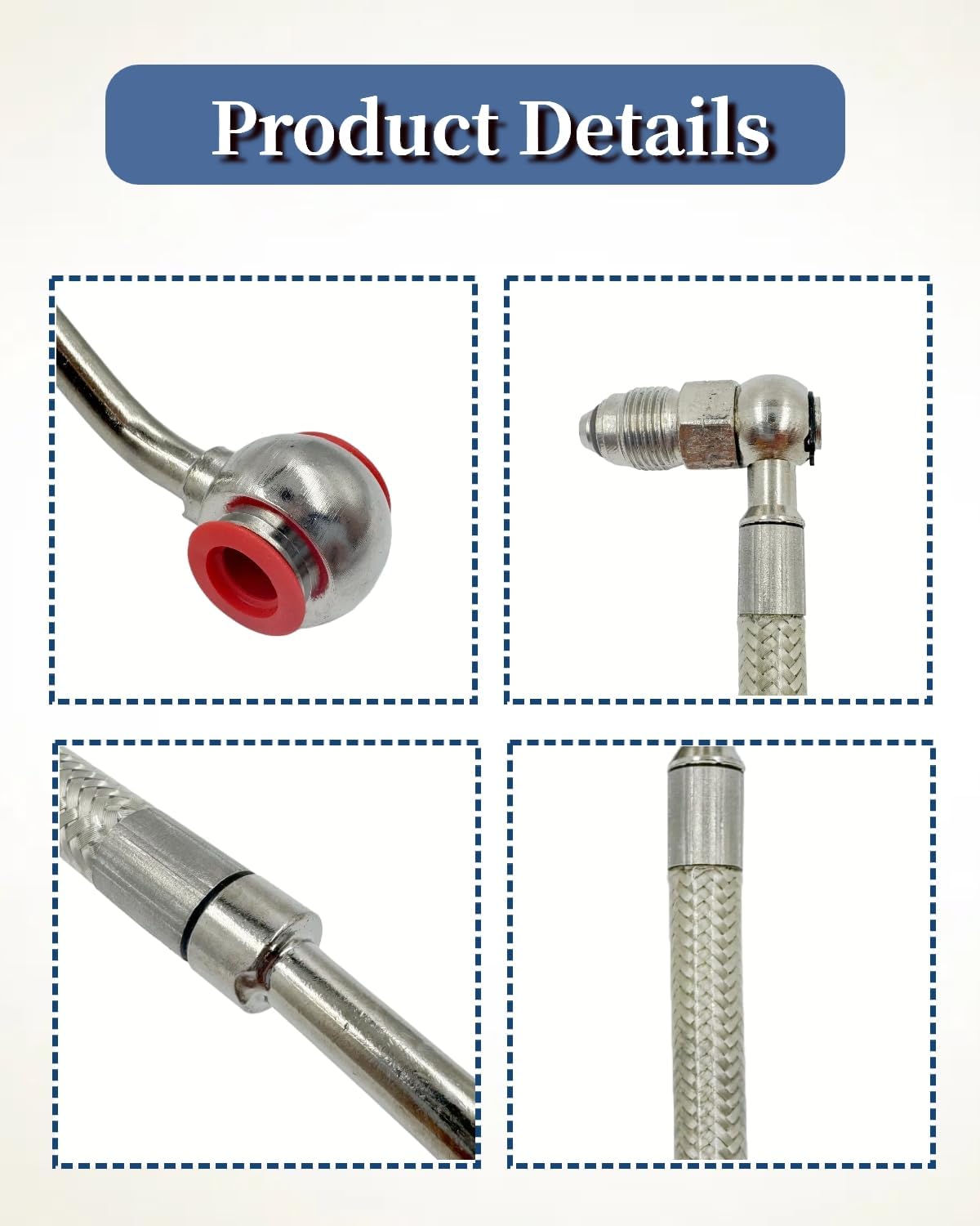 HDFL005 HDFL-005 Fuel Injection Lines Fit for Harley-Davidson Electra Glide Road King 1996-1999 EFI