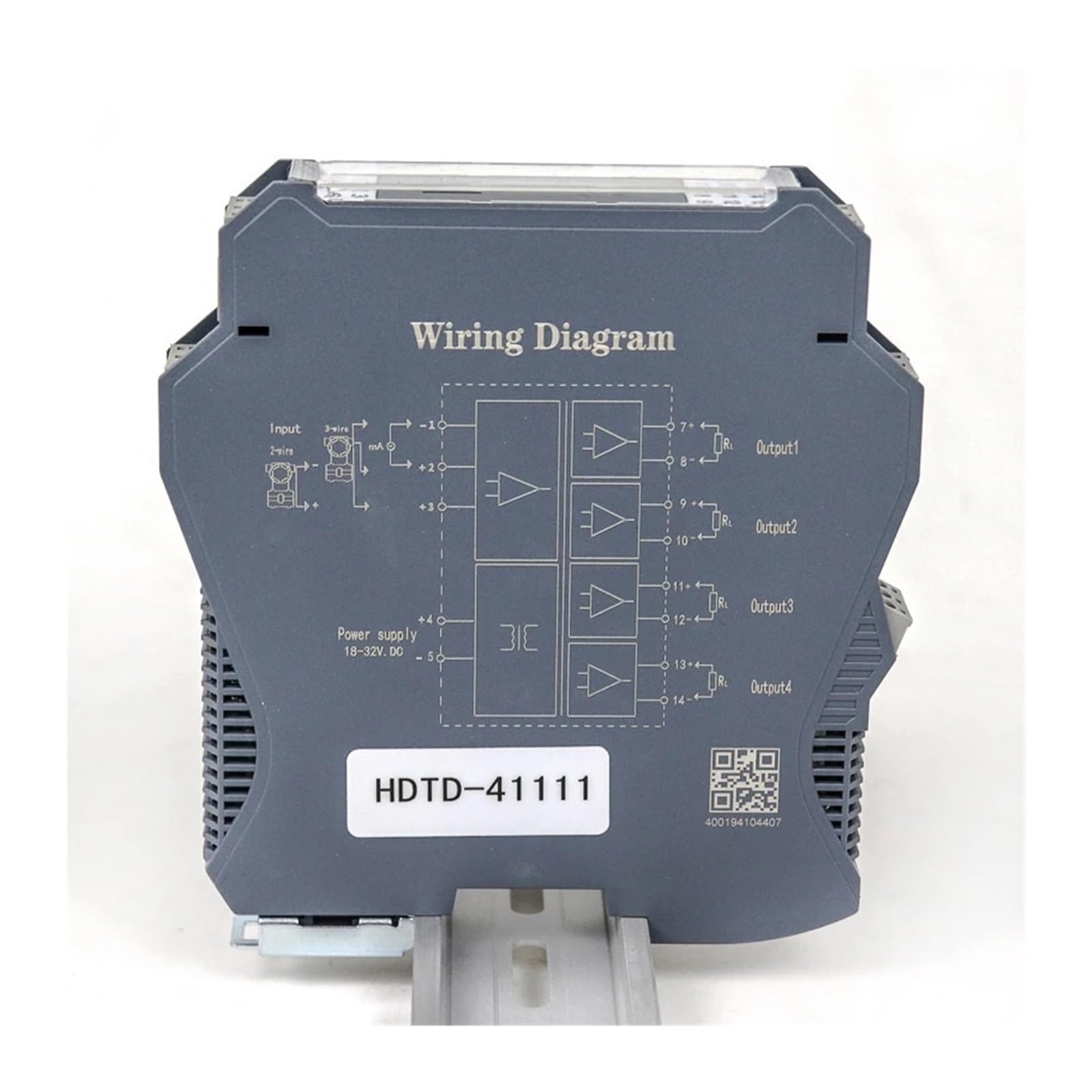 Convertitore di Segnale di Alimentazione 220V 2 in 2 out Ingresso 4 20mA Uscita 4 20mA Isolatore di Segnale(4-20MA in_220V_0-10V)