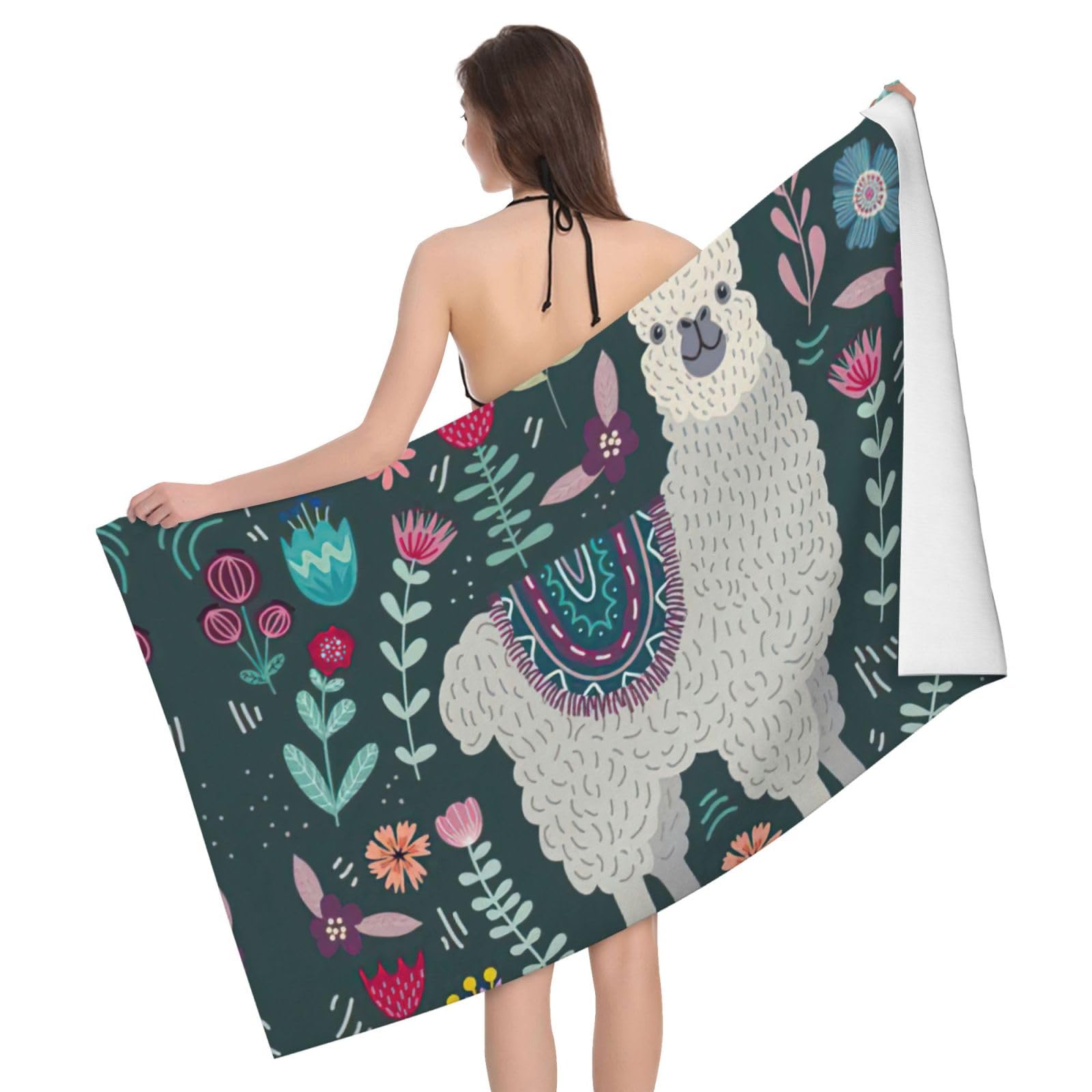 Serviette de bain microfibre à séchage rapide et ultra absorbante