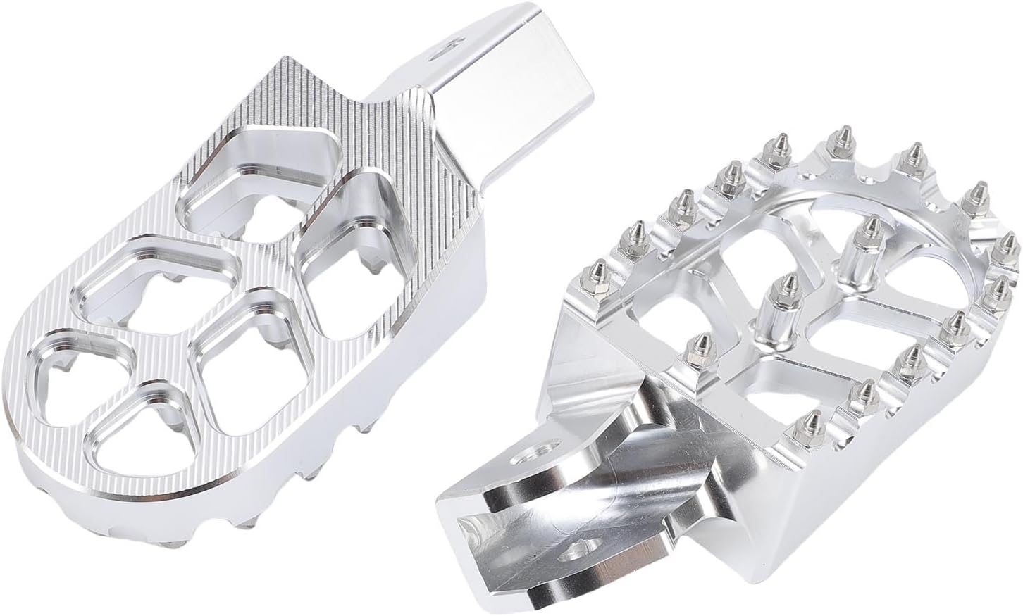 ANGGREK Supply, Peg 7075 Aluminum Alloy Replacement for e Ride SS for Cycling (Silver)