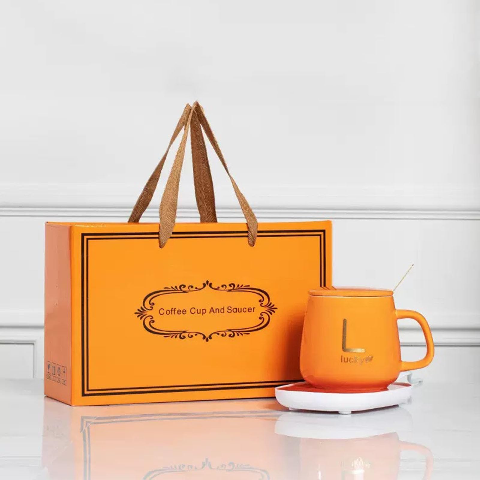 Chauffe-tasses Intelligent à Capteur De Gravité - Maintien à 55°C, Arrêt Automatique, Compatible Tasses à Fond Plat - 4