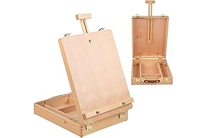 Adjustable Beechwood Tabletop Painting Easel