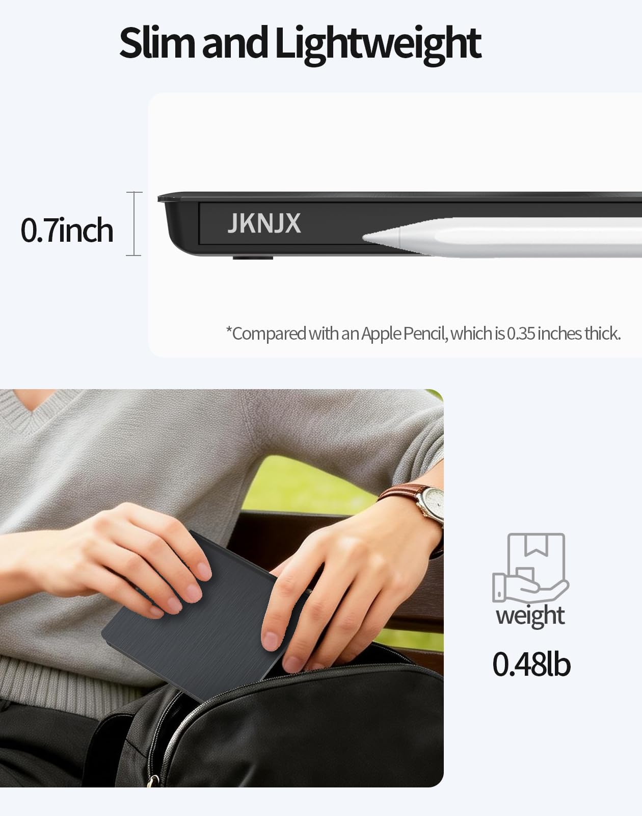 External CD/DVD Drive,High-Speed USB 3.0 and Type-C,Slim Portable Burner Writer Player Reader,CD DVD +/-RW Optical Disk Driver Compatible with Laptop Desktop PC Windows Apple Mac Pro MacBook Linux — view 6