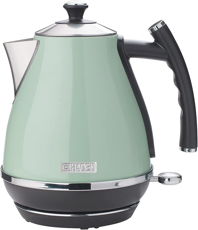 Haden Cotswold 75008 Retro Stainless Steel Tea Kettle, Hot Water Kettle