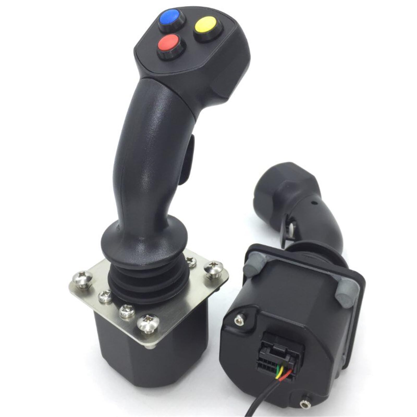 Joystick Joystick, Przycisk Ręczny SMC61A3, Opór Pchania W Jednej Osi, Bez Wyczucia Centralnego, Uchwyt Kołyskowy Sterownika, Obsługa Tramwaju,dla generatora obrazów(Output RS485,12V)