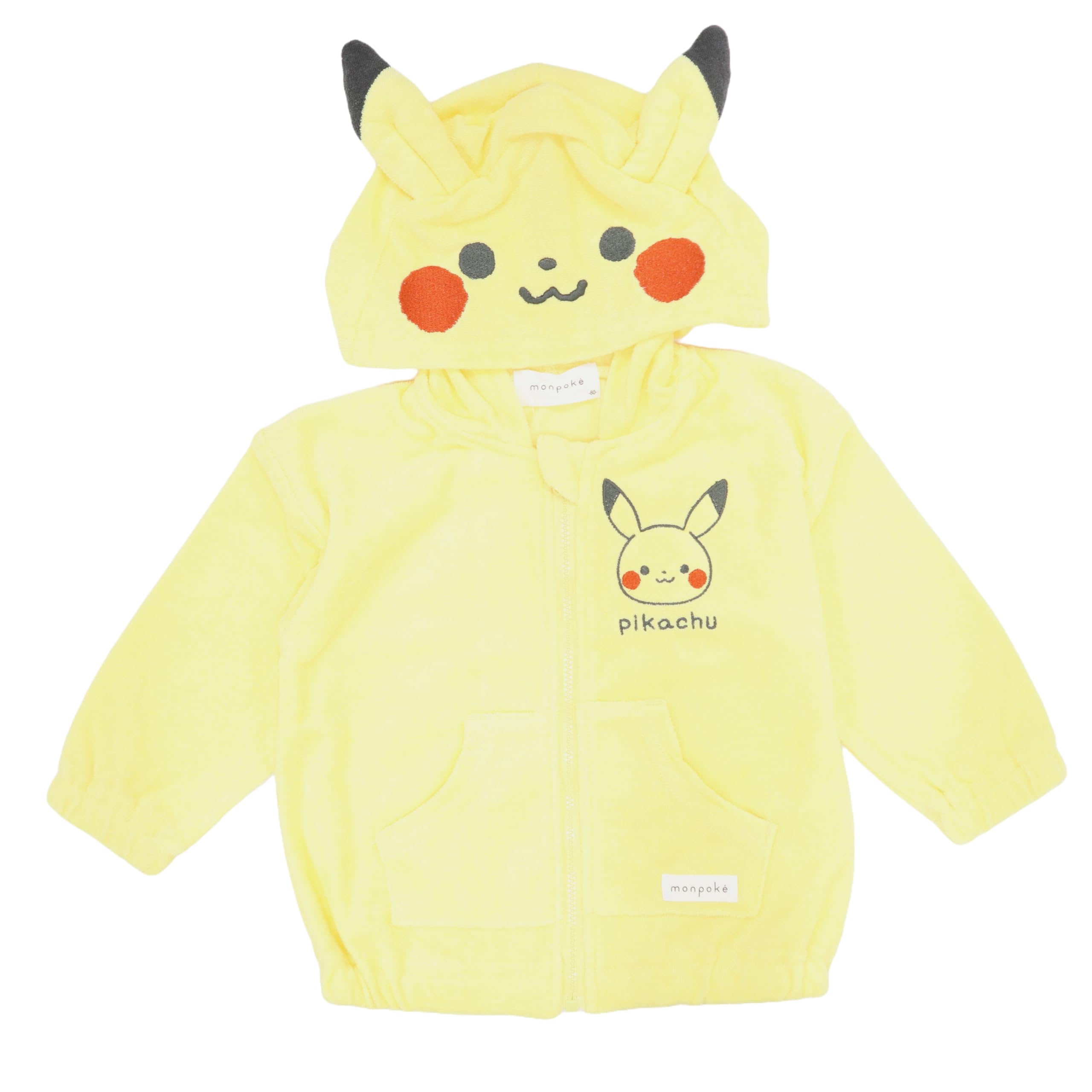 Amazon.co.jp: [モンポケ] ピカチュウ なりきり パーカー パイル