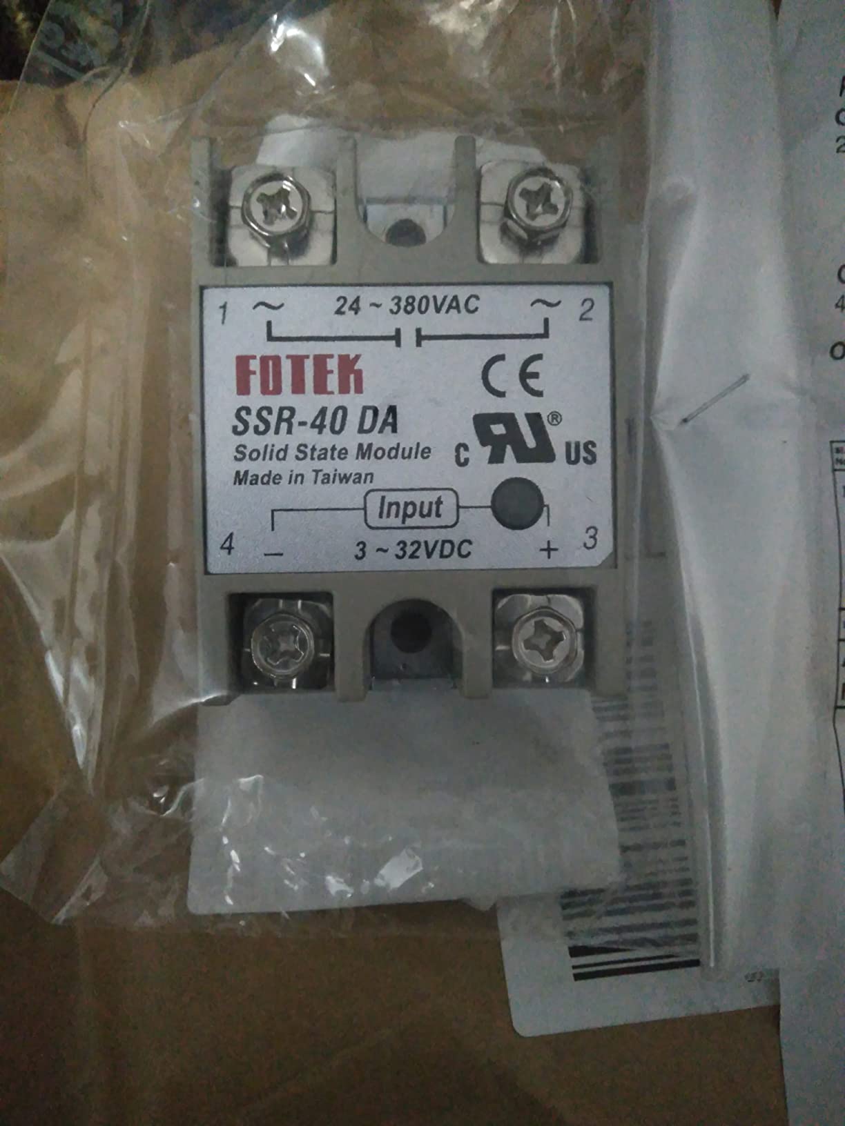 YOSOO relais statique SSR-40VA Relais à semi-conducteurs SSR-40VA pour le processus d