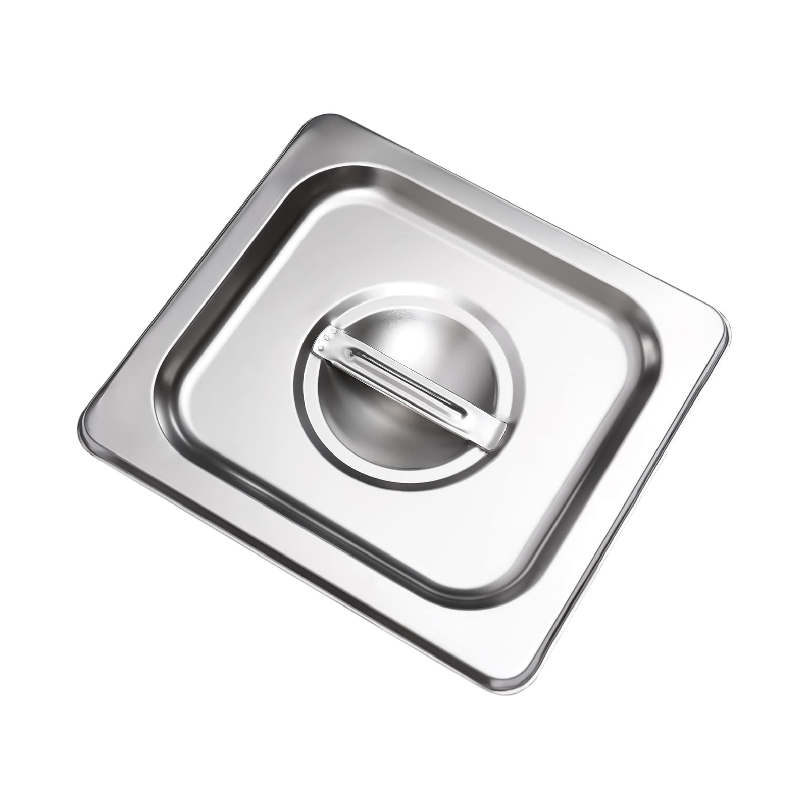 Catering GN - Bandeja para accesorios (6 recipientes de acero inoxidable, recipiente para ingredientes, recipiente para guardar ingredientes, recipiente para asar, capacidad 2L/0,53 gal, incluye 5