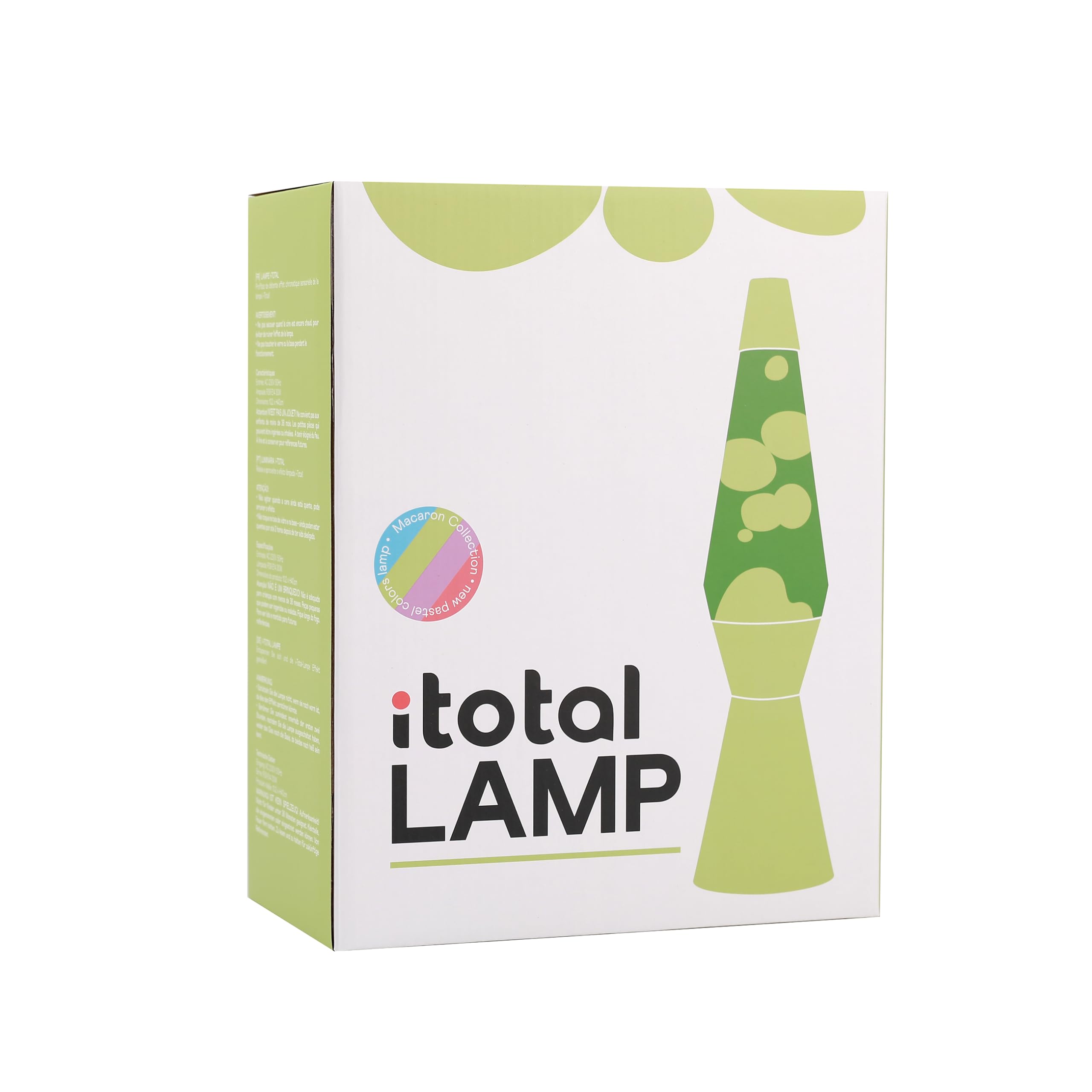 I-TOTAL - Płynna lampa lawowa 40 cm (zielona Spaceship)