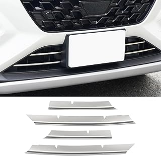 MEKOMEKO スズキ 新型 フロンクス Fronx WDB3S WEB3S 専用 グリルカバー フロント グリルガーニッシュ フロントバンパー センターグリルカバー ガーニッシュ カーアクセサリ 外装パーツ ステンレス 4PCS【鏡面メッキ仕上】FRM-XZWY