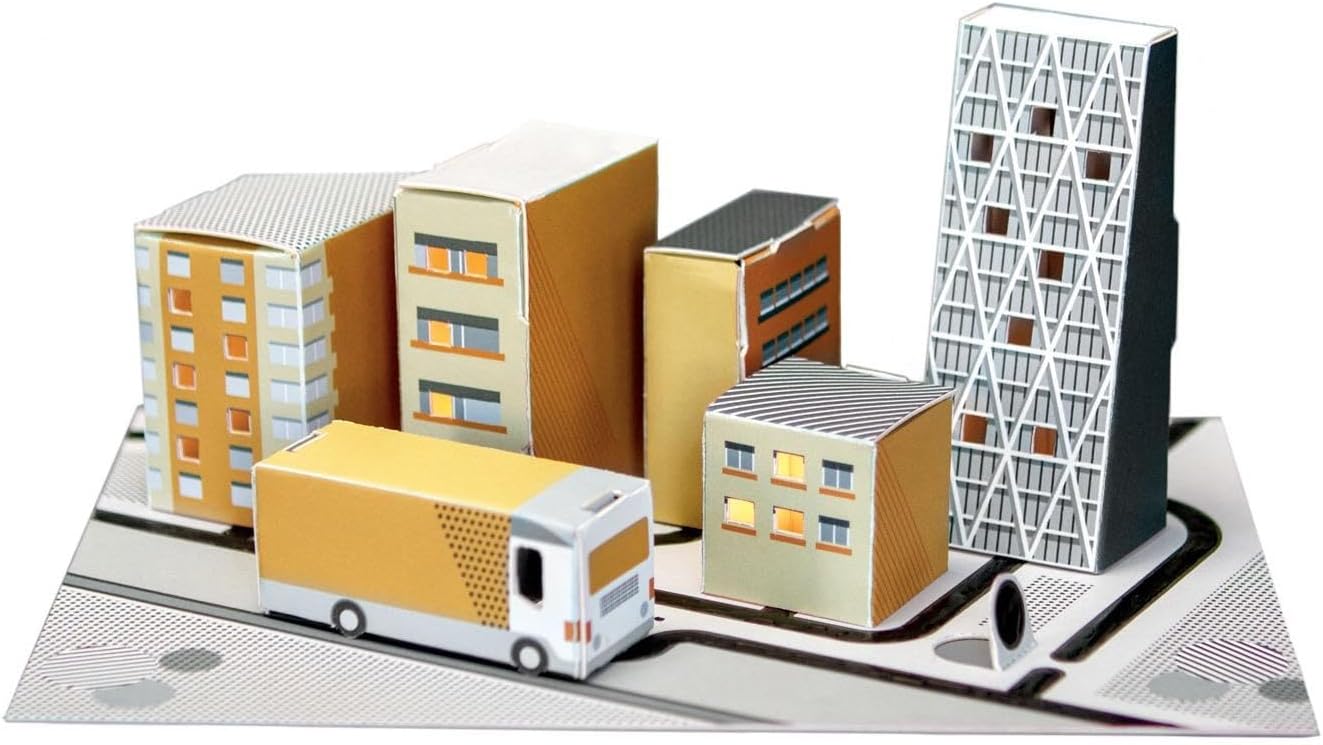 Electric Paint Circuit Kit - STEM Toy To Learn About Electric Circuits And Build A Paper City