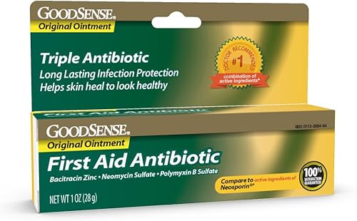 Pomada antibiótica triple GoodSense, 1 oz