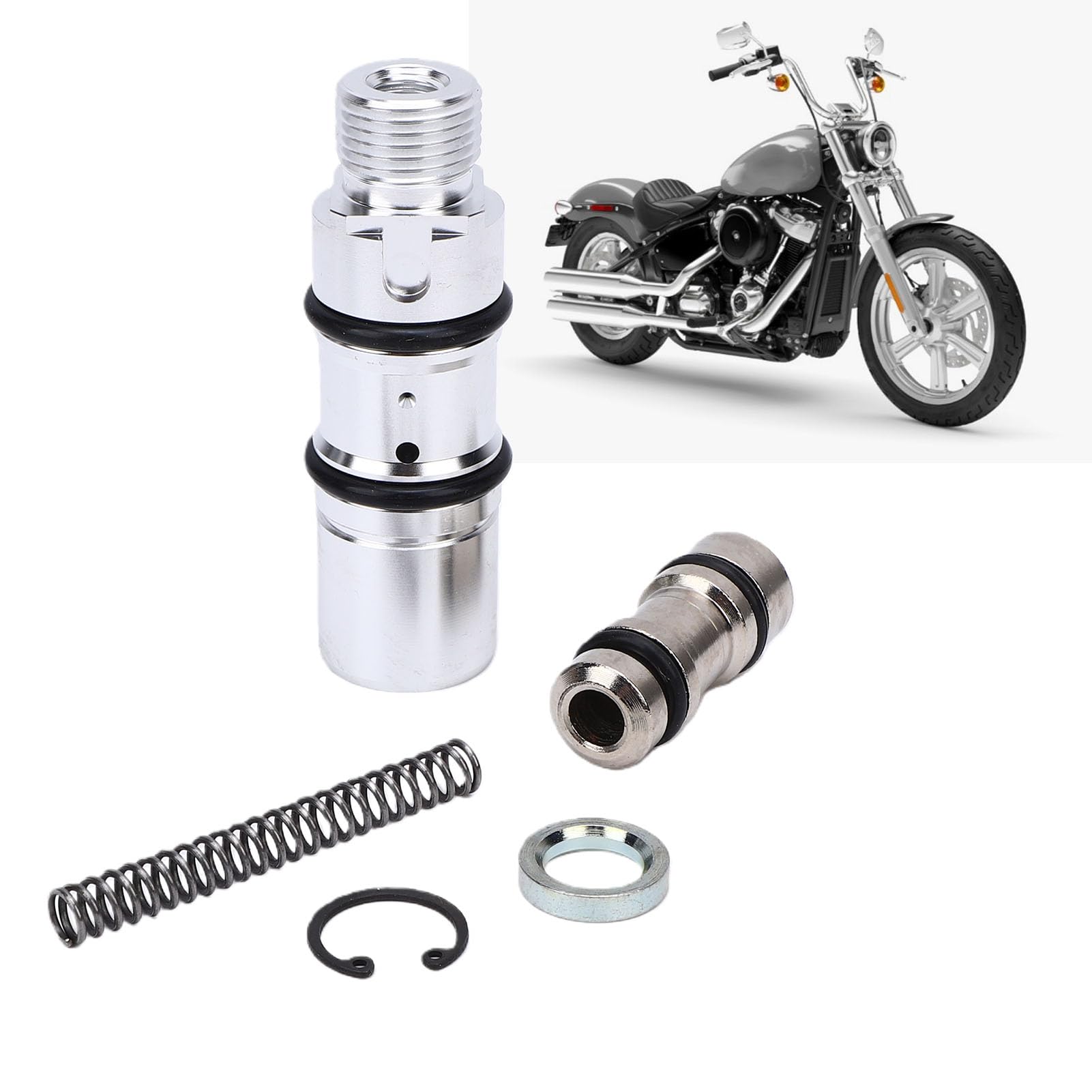 Kit di Ricostruzione Pompa Freno 42382-87, Kit di Guarnizioni di Riparazione Pompa Freno Posteriore per Rocker C FXCWC FLSTSB 11/16in Bore
