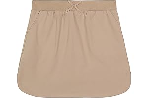 Girls' School Uniform Pull-on Scooter Skirt
