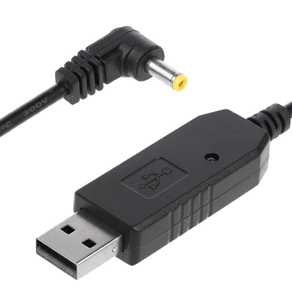 Cavo di Ricarica USB con indicatore Luminoso per Batteria prolungata BaoFeng UV-5R ad Alta capacità BF-UVB3 Plus Batery Ham Walkie Talkie Accessori per Radio Cavo Dati