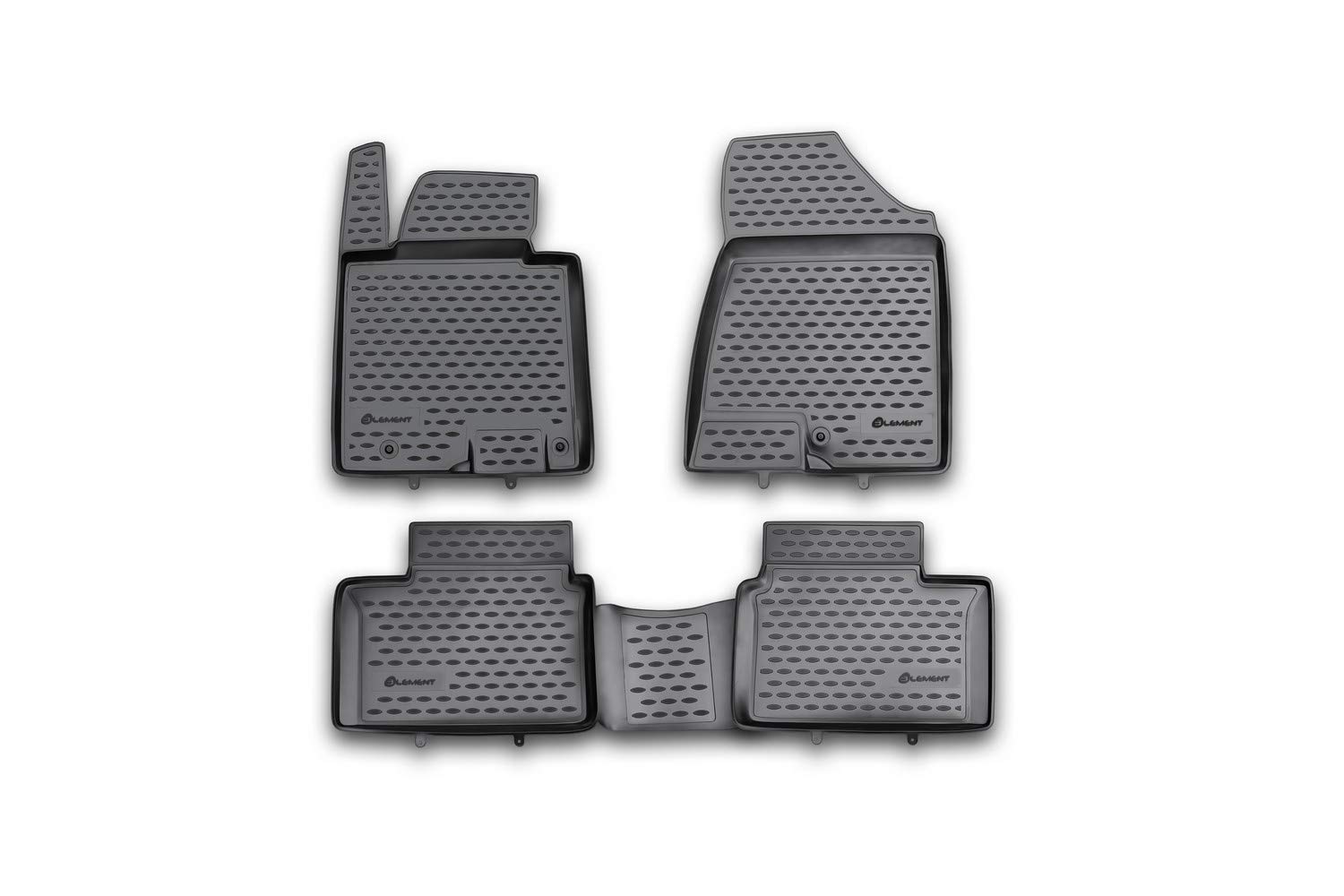 ELEMENT Alfombrillas 3D para ŠKODA Karoq 2017- | Familiar | Europa | Sin Caja Asiento | 4 Piezas — view 125