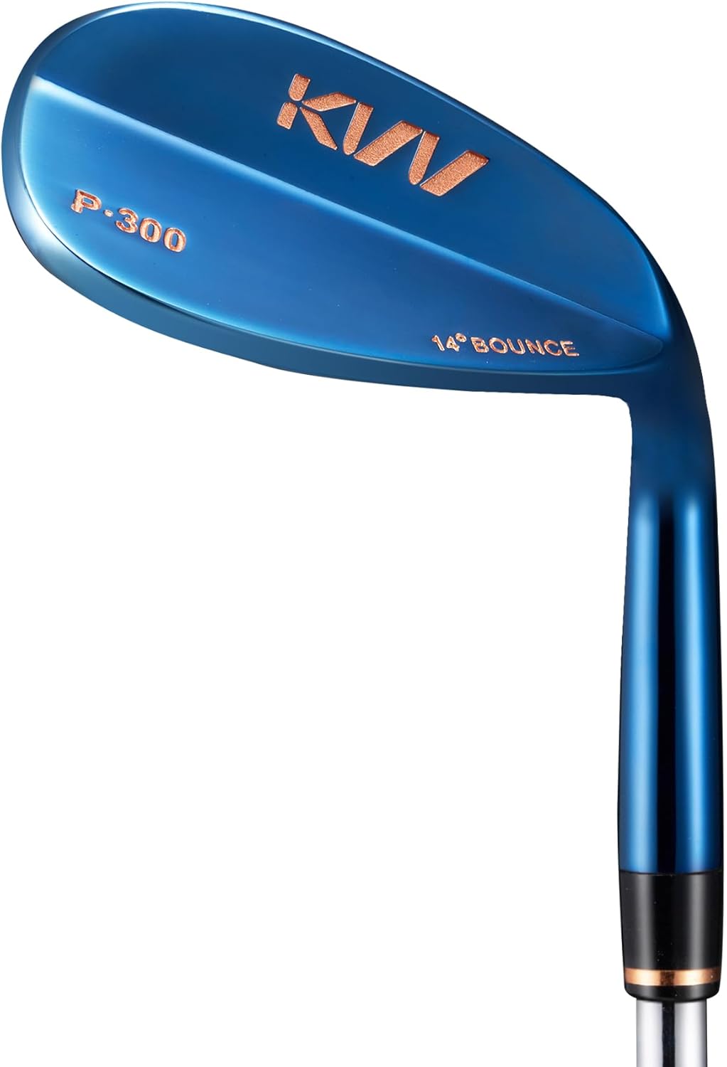 KVV Premium Golf Wedges with Ionized Blue PVD Finish - 52/56/60 Degree Individual/ 3-Wedge Golf Set-Right-Handed, CNC Milled Face, Wedge Set for Men & Women