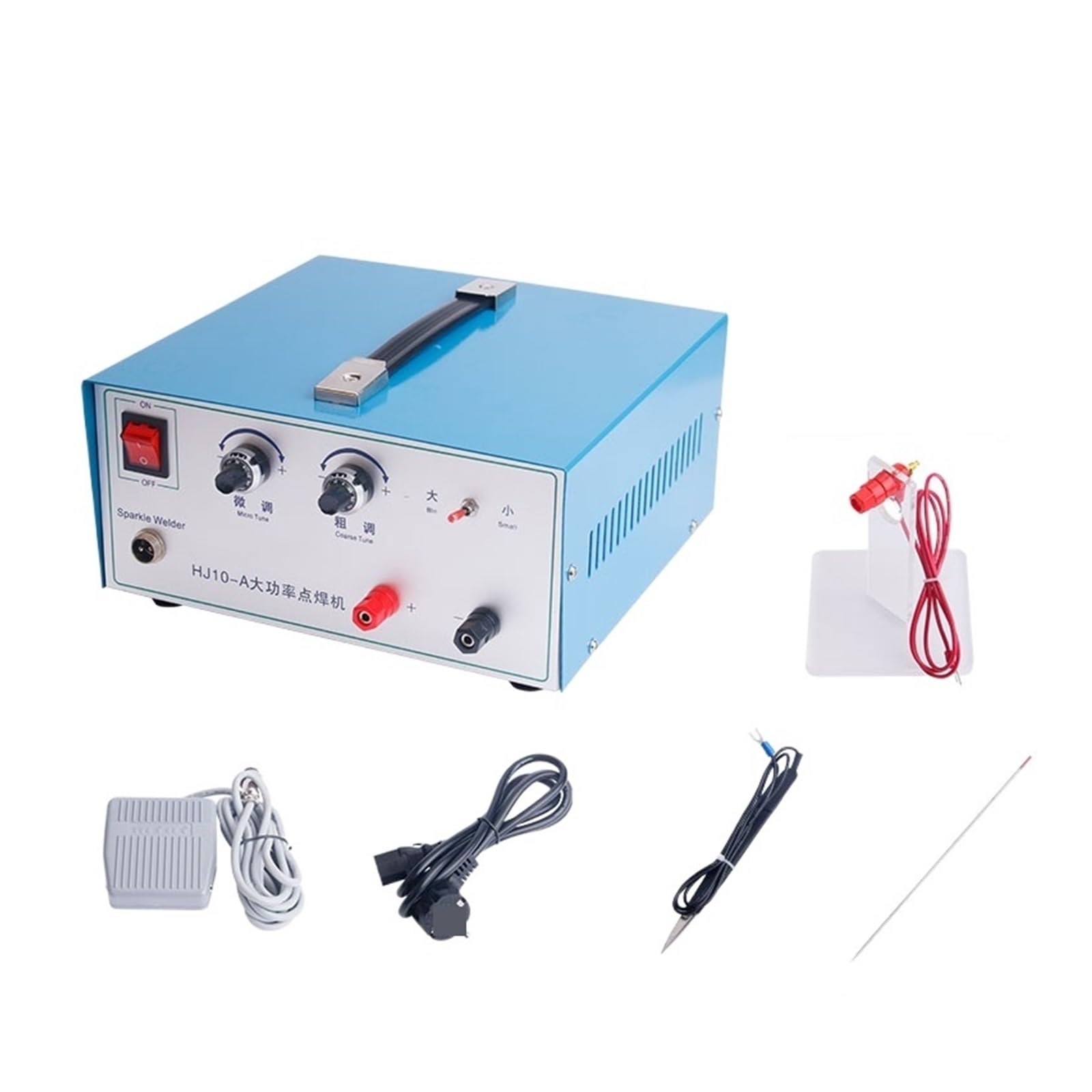 Máquina De Soldadura Láser Punto Acero Inoxidable, Soldador Arco Argón Pulso Táctil Con Control Numérico Automático For Soldar Jewe Gran Rendimiento De Soldadura(80A)