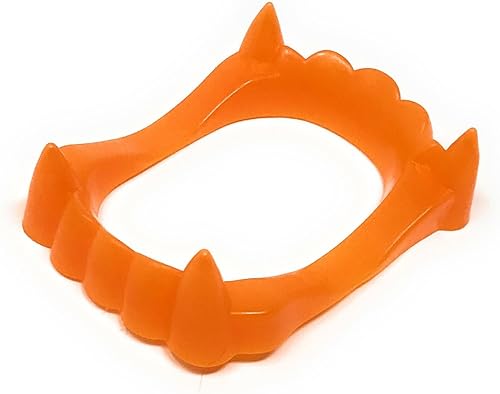 Miniatura 4 de 144 colmillos de vampiro de lujo, surtido a granel (brilla en la oscuridad, negro, morado, verde, rosa intenso y naranja)