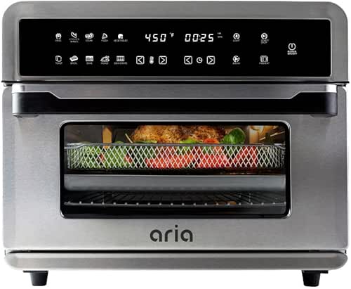 Aria 30 Qt Air Fryer Oven, Stainless Steel Air Fryer