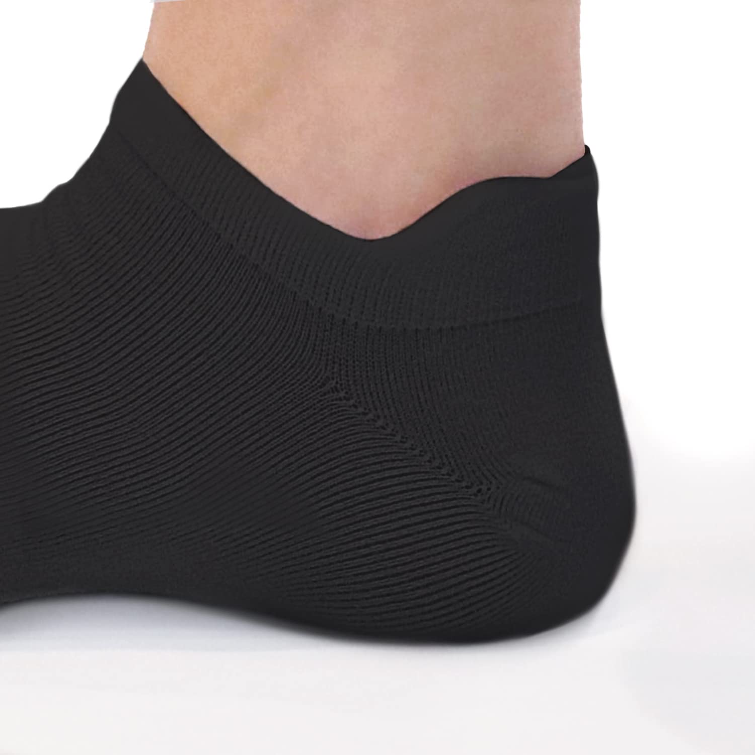 Poligono Skarpety sportowe unisex, zapobiegające powstawaniu pęcherzy, krótkie, miękkie, oddychające, bawełniane skarpety do kostek, do gimnastyki, fitnessu, biegania